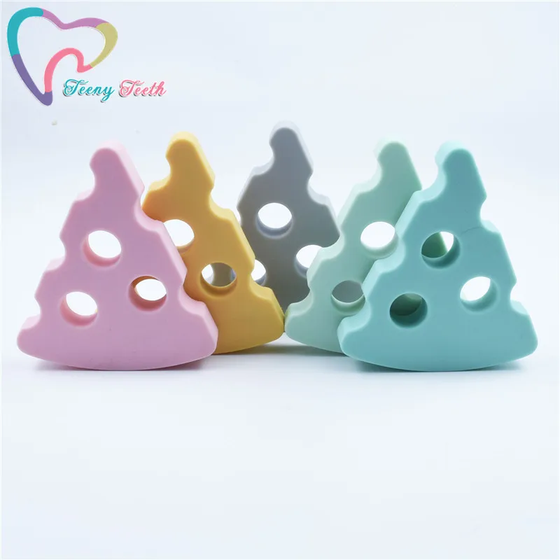 1 шт. бусины в форме сыра Силиконовые Прорезыватели Для Пиццы подвески для