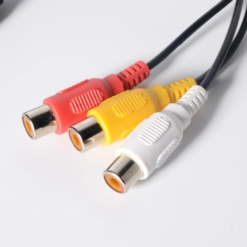 25 см USB к 3RCA RGB папа женскому AV аудио видео композитный кабель Шнур адаптер