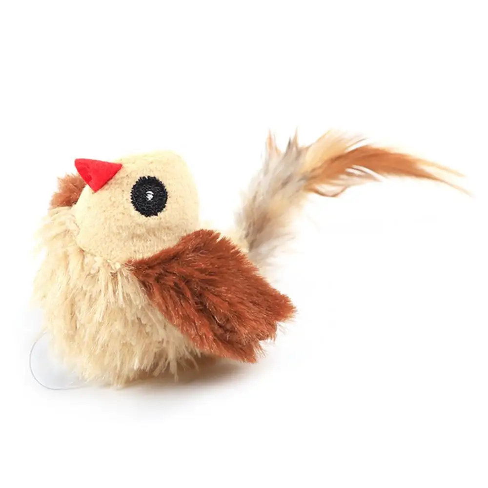 

Simulation Bird Cat Electronic Sounding Toy Pets Biting Supplies Pets Accessories игрушки для кошек