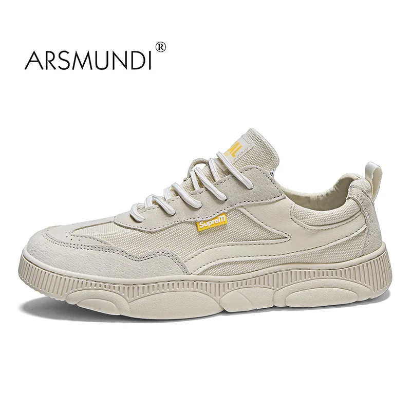 

ARSMUNDI Men Summer Sneakers Breathable Mesh Outdoor Sport Shoes Men Increase Black Upper Male Shoes
