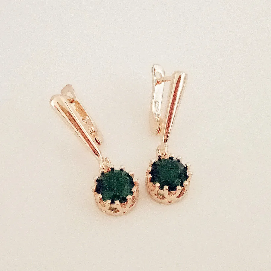 Новая серьга 585 золотого цвета ювелирные изделия для офиса роскошные женские