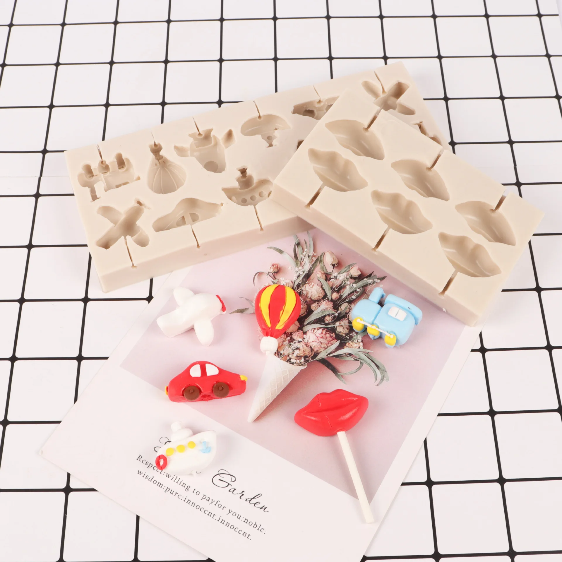 1 шт. рождественские большие силиконовые формы для леденцов в форме животных