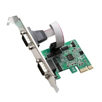 pcie to two serial ports rs232 interface industrial control computer expansion card adapter computer pci e serial card