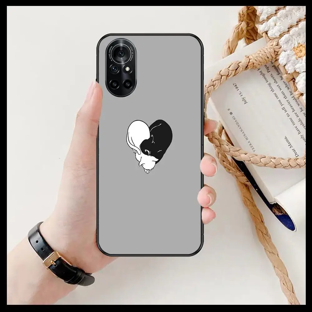 

Fall resistant Clear Phone Case For Huawei Honor 20 10 9 8A 7 5T X Pro Lite 5G Black Etui Coque Hoesjes Comic Fash design