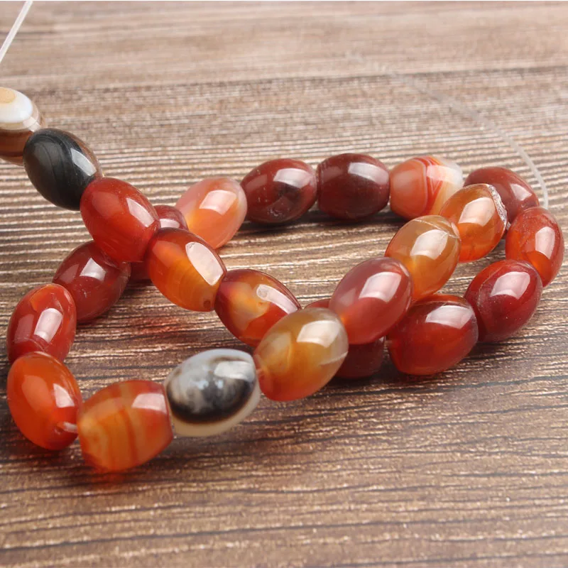 21x21mm 24beads Lan Li, модные натуральные ювелирные изделия, красный Сардоникс, камни, свободные бусины, сделай сам, женский браслет, ожерелье, серьги-гвоздики и аксессуары - Цвет: 21x21mm 24beads