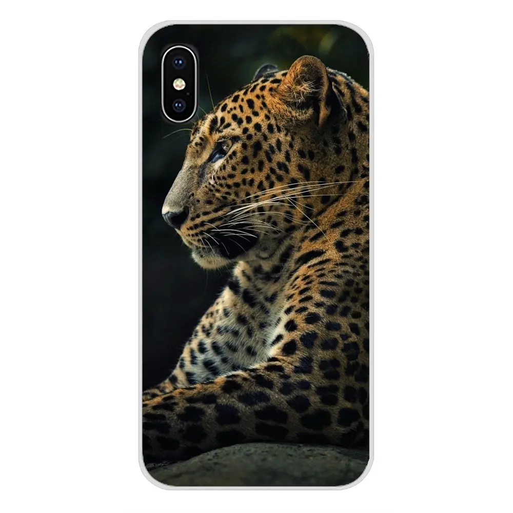 Чехлы для телефонов с изображением черной леопарды для HTC One U11 U12 X9 M7 M8 A9 M9 M10 E9 Plus Desire 630 530 626 628 816 820 830.