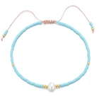 Плетеный этнический браслет Миюки, многоцветный, в богемном стиле