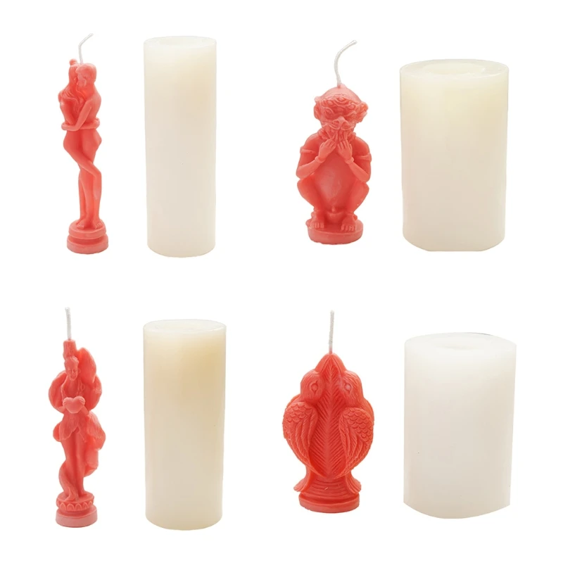 

3D Hugging Couple Silicone Mold for Valentine's Day Candle Making Resin Molds Handmade Soap Clay Mould DIY Cake Decor