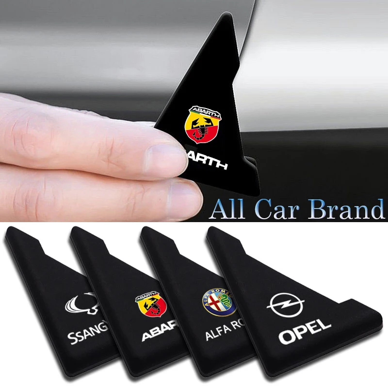 

2pcs Car Door Anti-collision Protective Cover Automotive Emblem Goods for Opel Astra H J G K Insignia Corsa D Vectra C Zafira B