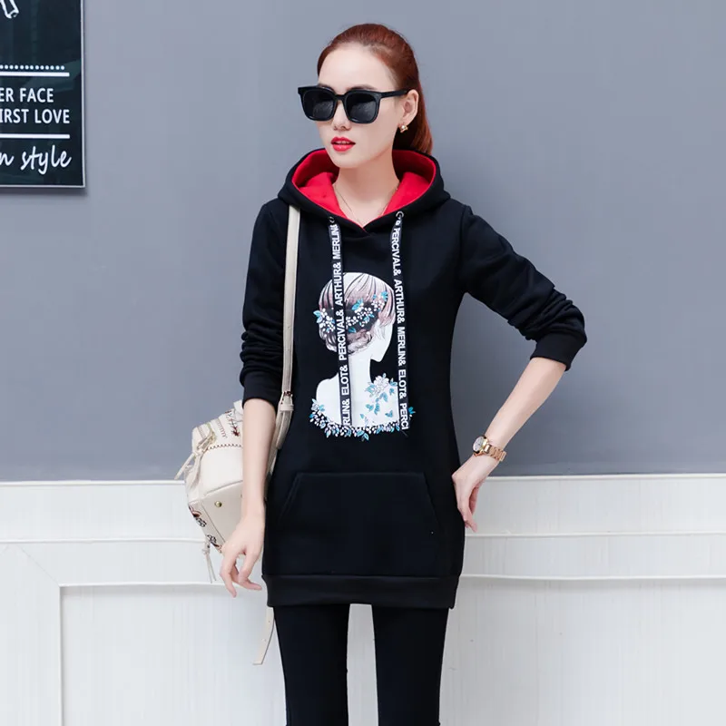 

Winter classic fashion high quality casual women's long sleeve Hoodie