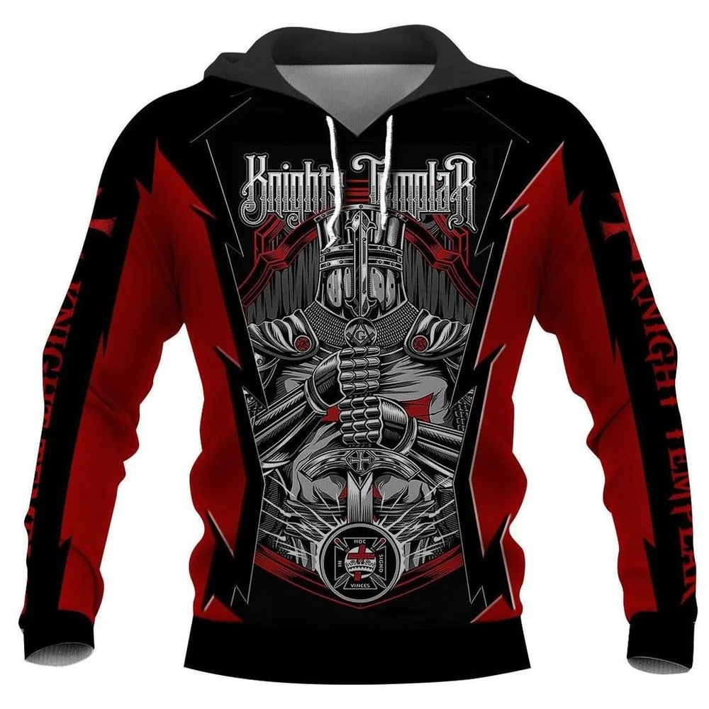 

CLOOCL Knights Templar Hoodie 3D Graphics Armor Stitching Pullovers Casual Pocket Tops Fashion Harajuku Men Clothing