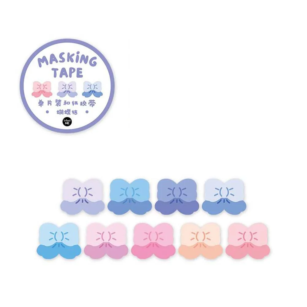 

100 Pcs/roll Dot Tape Rainbow Fruits Bow Colors Tape Candy Dot Tape Round Stickers For Card-making Scrapbook