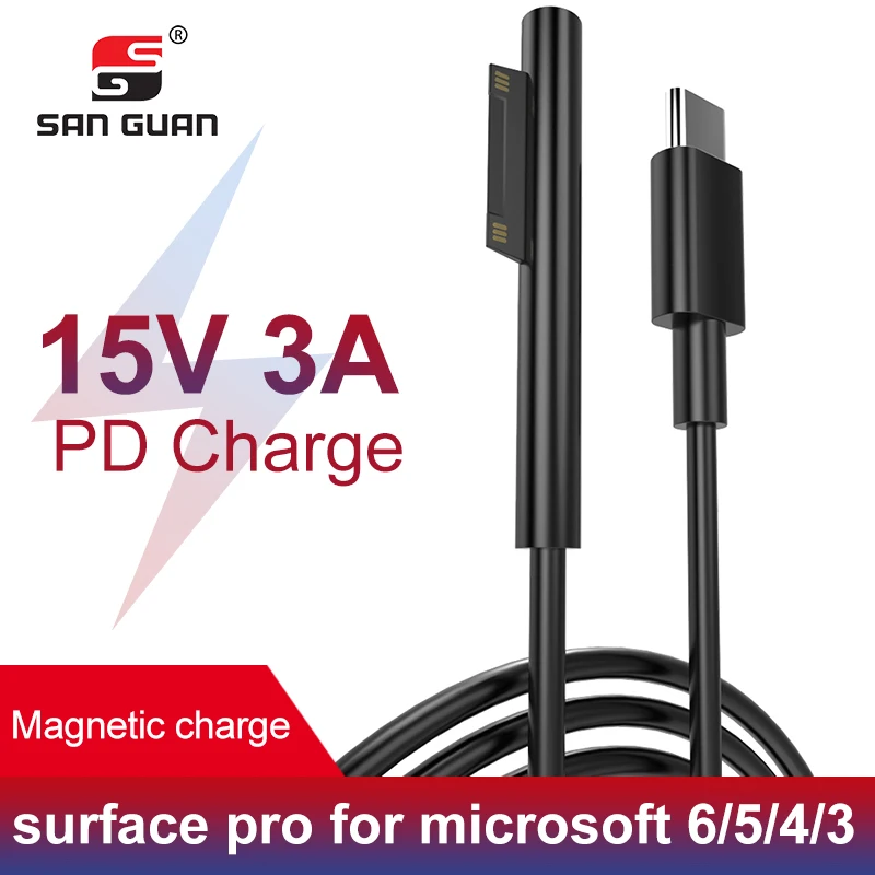 1 5 м 15 в 3A PD Type C зарядное устройство адаптер кабель Питания Магнитный USB зарядный