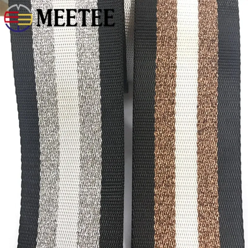 2 м 5 см 1 мм толстые печатные золотые серебряные полосы ленты для плетения ранец