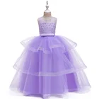 Детское платье с блестками и открытой спиной, с цветочным принтом