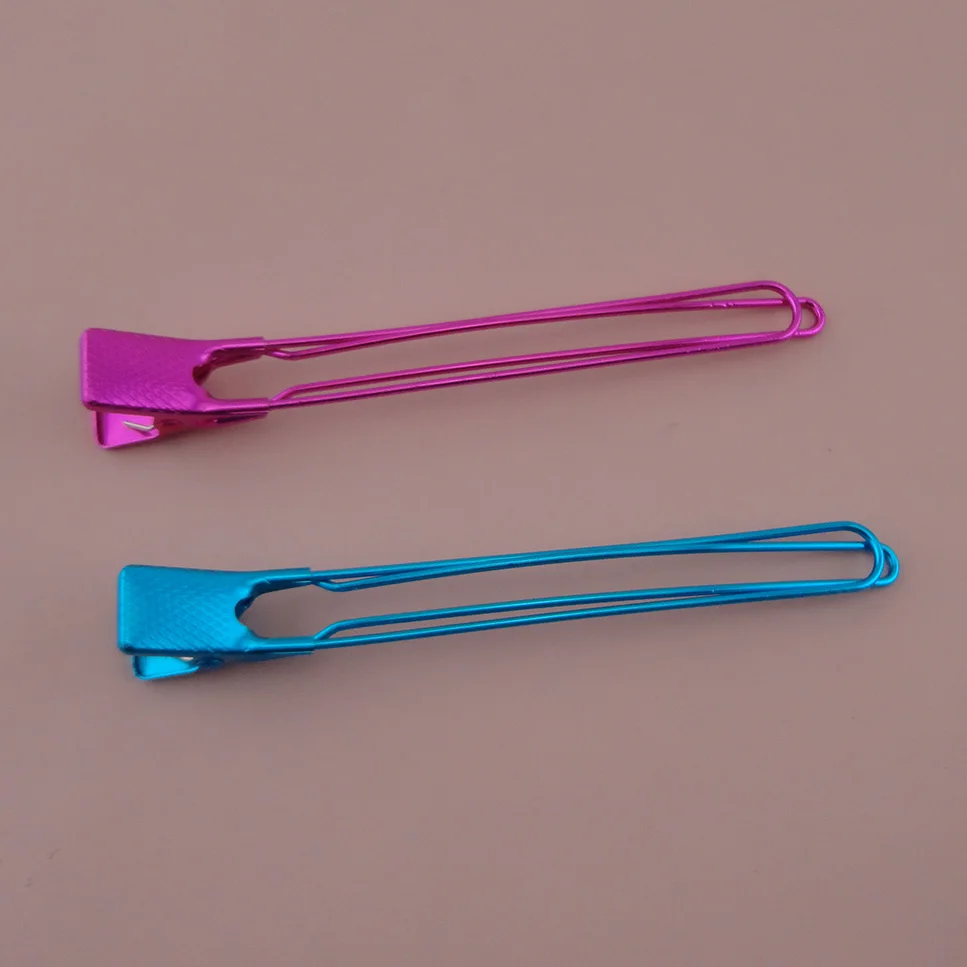 Металлическая алюминиевая филигранная Заколка-Аллигатор Fushia для женщин зажим