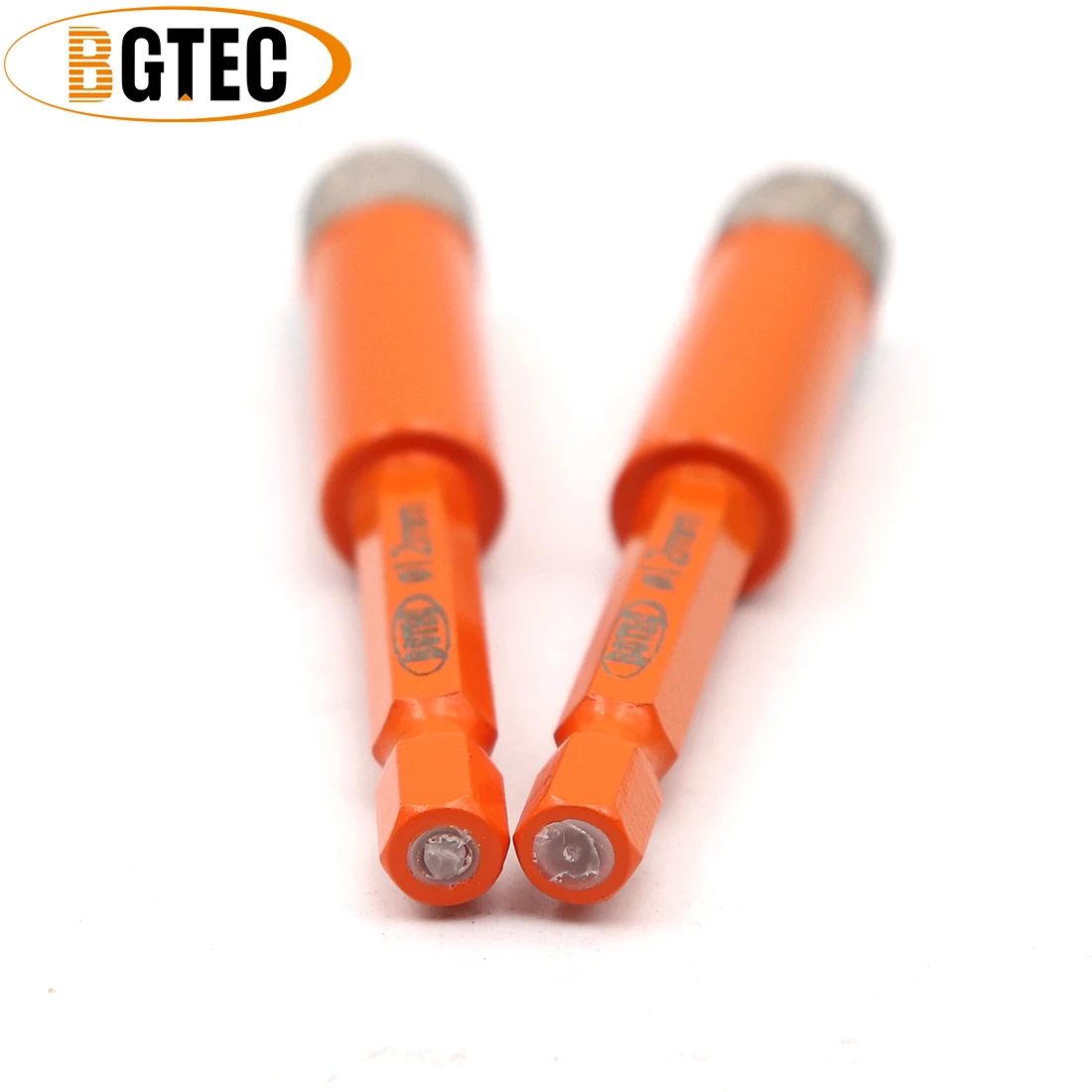 BGTEC 2 шт. 12 мм шестигранный хвостовик быстросохнущие Вакуумные Паяные сверла