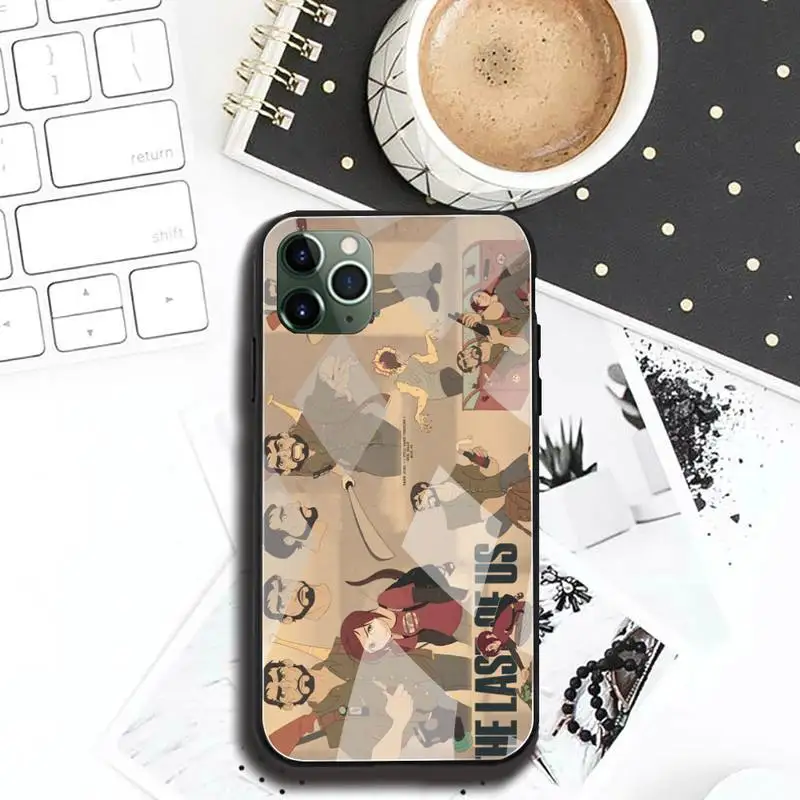 the last of us game phone case tempered glass for iphone 12 pro max mini 11 pro xr xs max 8 x 7 6s 6 plus se 2020 case free global shipping