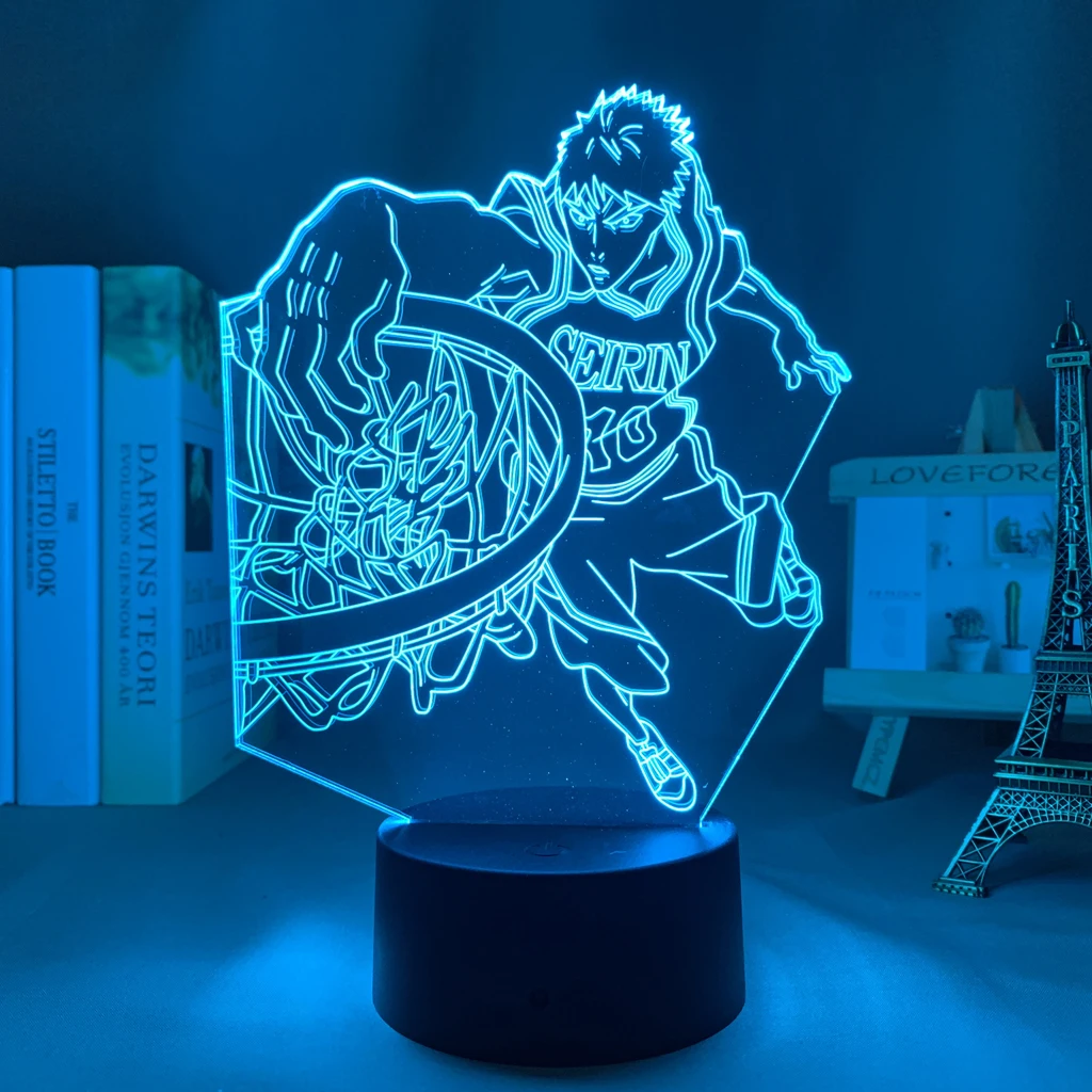 Светодиодный ночсветильник Kuroko No Basuke для детской спальни Декор светильник