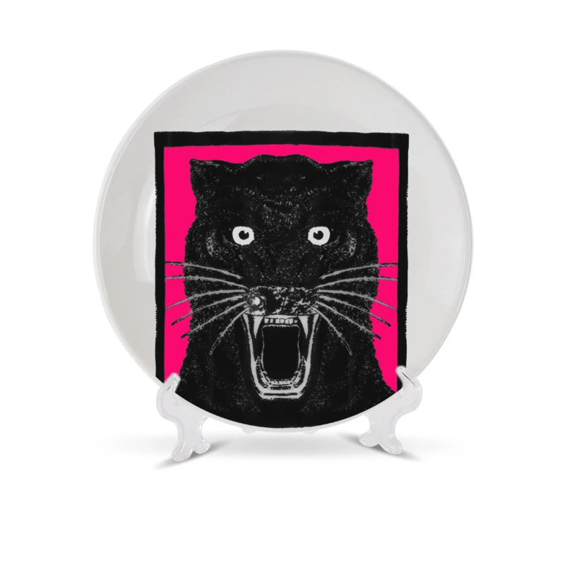 Декоративная тарелка в итальянском стиле Неопытный рабочий керамическая с