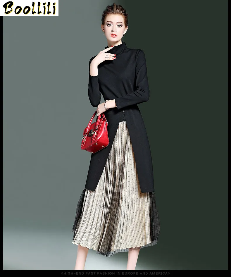 Женский костюм из двух предметов свитер и длинная юбка | Женская одежда