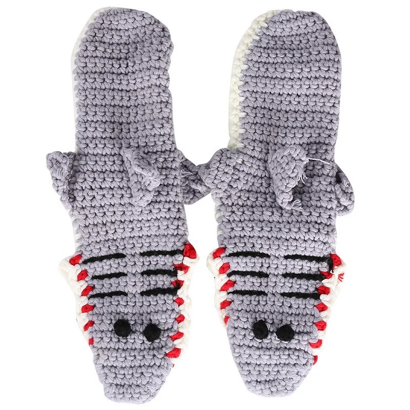 Christmas Gift Shark Crocodile Shape Socks Fashion Personality Room Socks Hot Sale Socks Crocodile Home Warm-Keeping Socks
