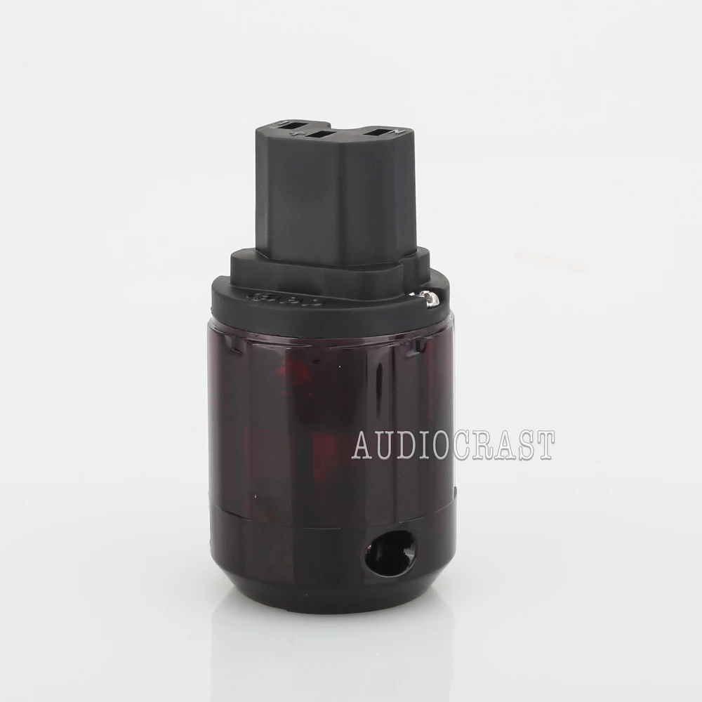 1 пара позолоченный C-079 IEC аудио разъем P-079e ЕС разъем питания HiFi латунь ЕС Ac Шнур питания Вилки