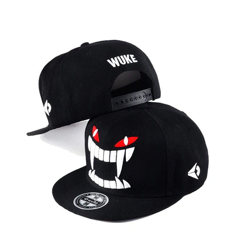 Горячая Распродажа вышивка демон дьявол зубы знаменитости версия хип-хоп панк