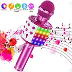 Профессиональный беспроводной конденсаторный микрофон с USB, микрофон для караоке, подставка, радиомикрофон, студийная запись, студия, Рождество