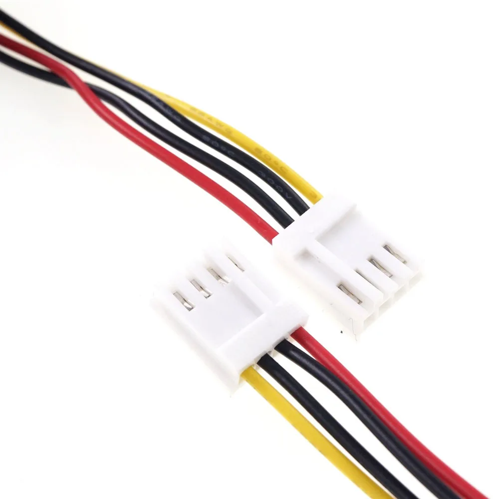 200 pcs 4 Pin to Female Extension Cable mm Length FDD Floppy Adapter Hard Drive Power Cables Cord receptacle cable | Обустройство