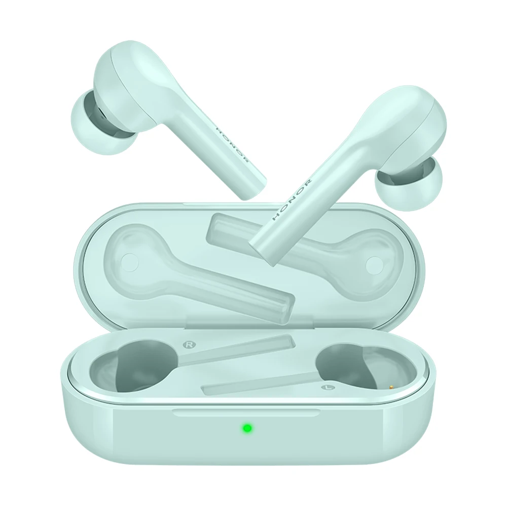 Синий Huawei Honor Flypods Lite беспроводные наушники Bluetooth наушники TWS наушники водонепроницаемые IP54 Tap управление с зарядным устройством - Цвет: Синий