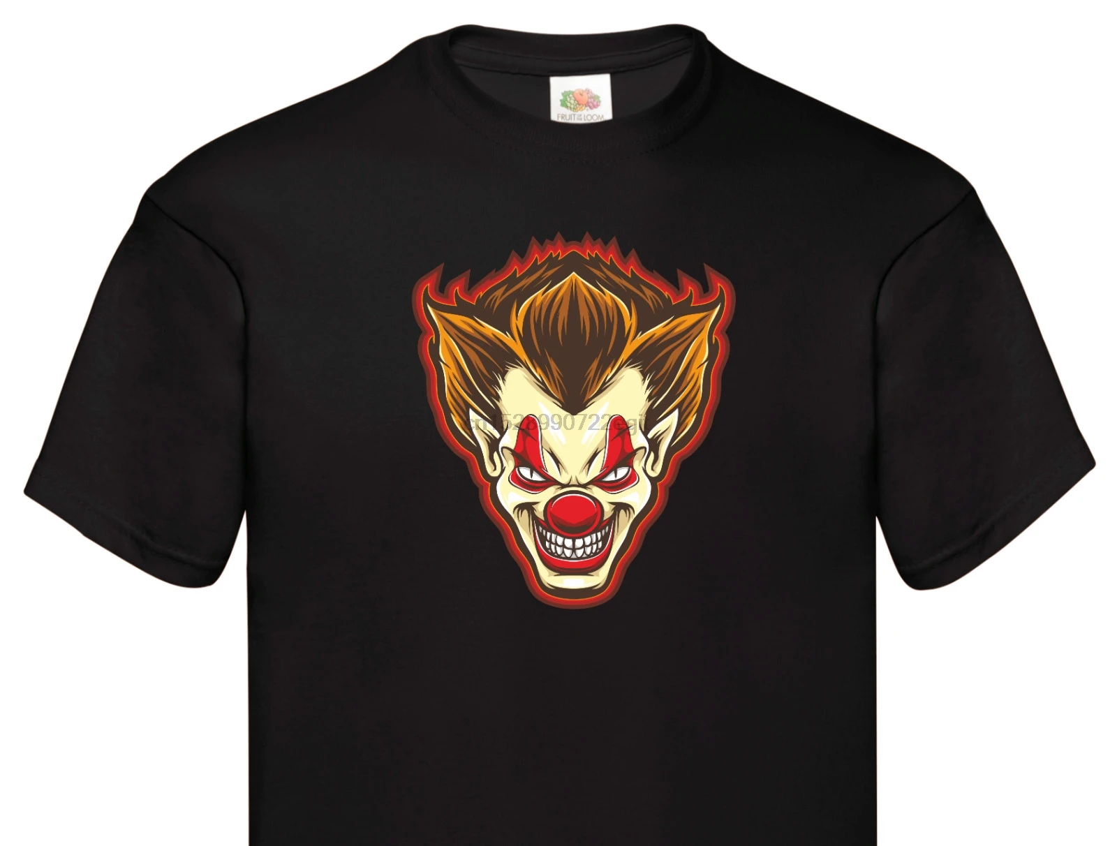 Футболка мужская женская унисекс страшный клоун Джокер Стиль жуткий крутой
