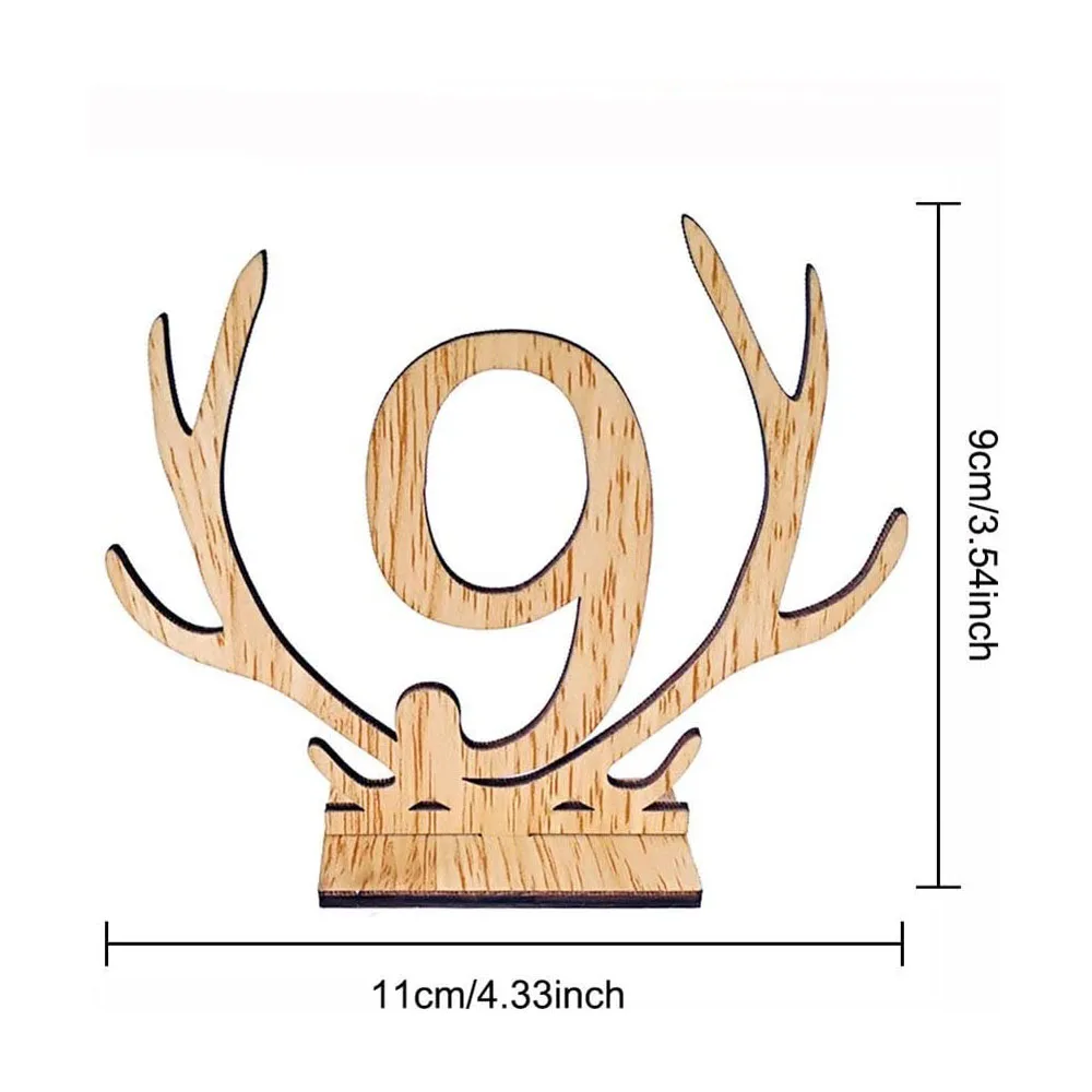 Рога номер свадебного стола набор для приготовления чая 1-20 животных в форме