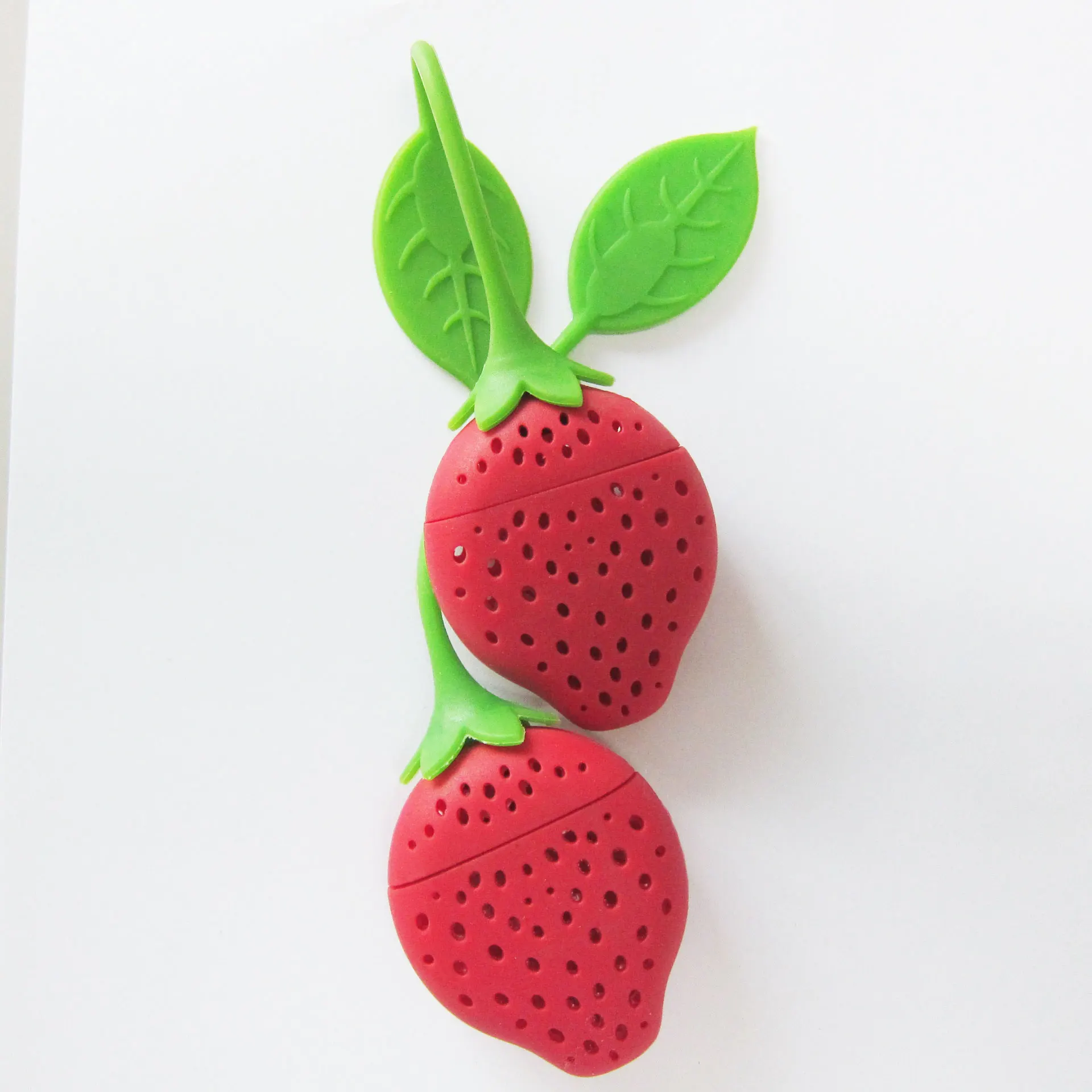 Силиконовый Сетчатый Фильтр с клубничным дизайном 1/5 шт. ПЕРФОРИРОВАННОЕ ситечко