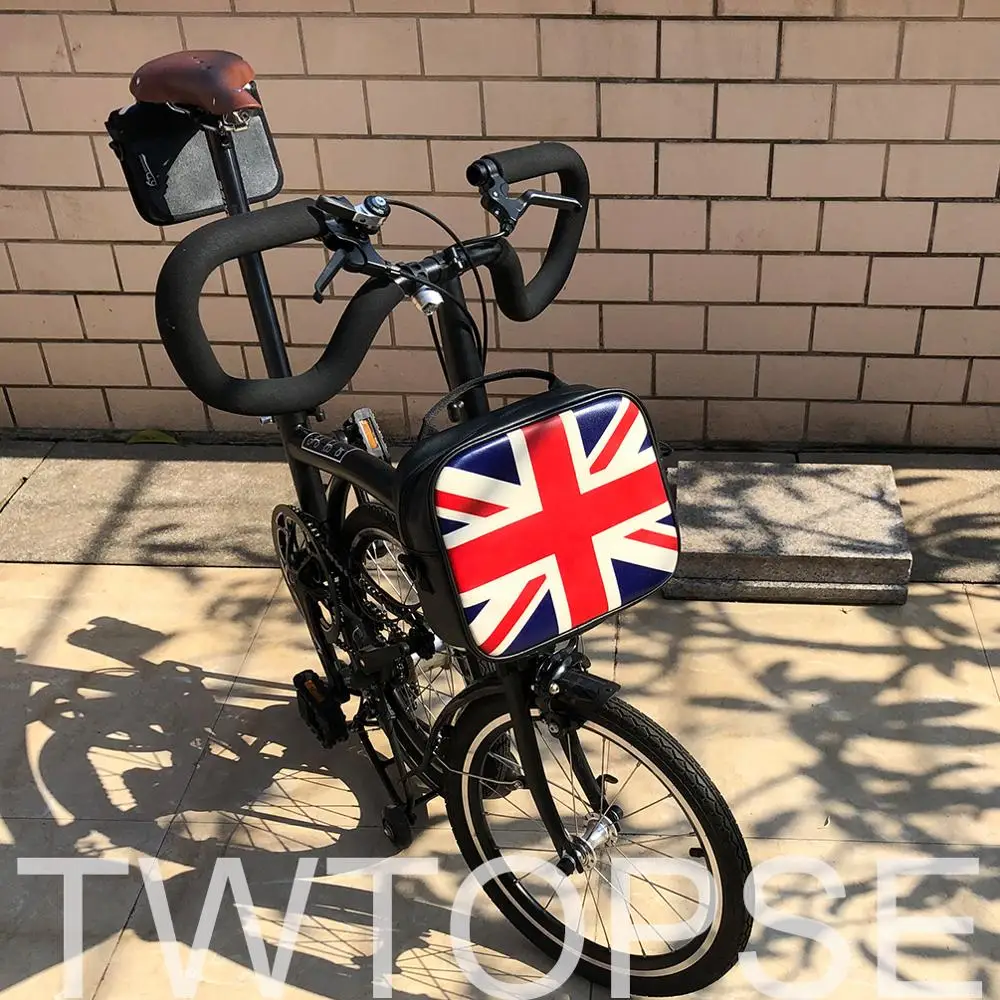 Сумка для велосипеда TWTOPSE с британским флагом складная сумка Brompton рамкой