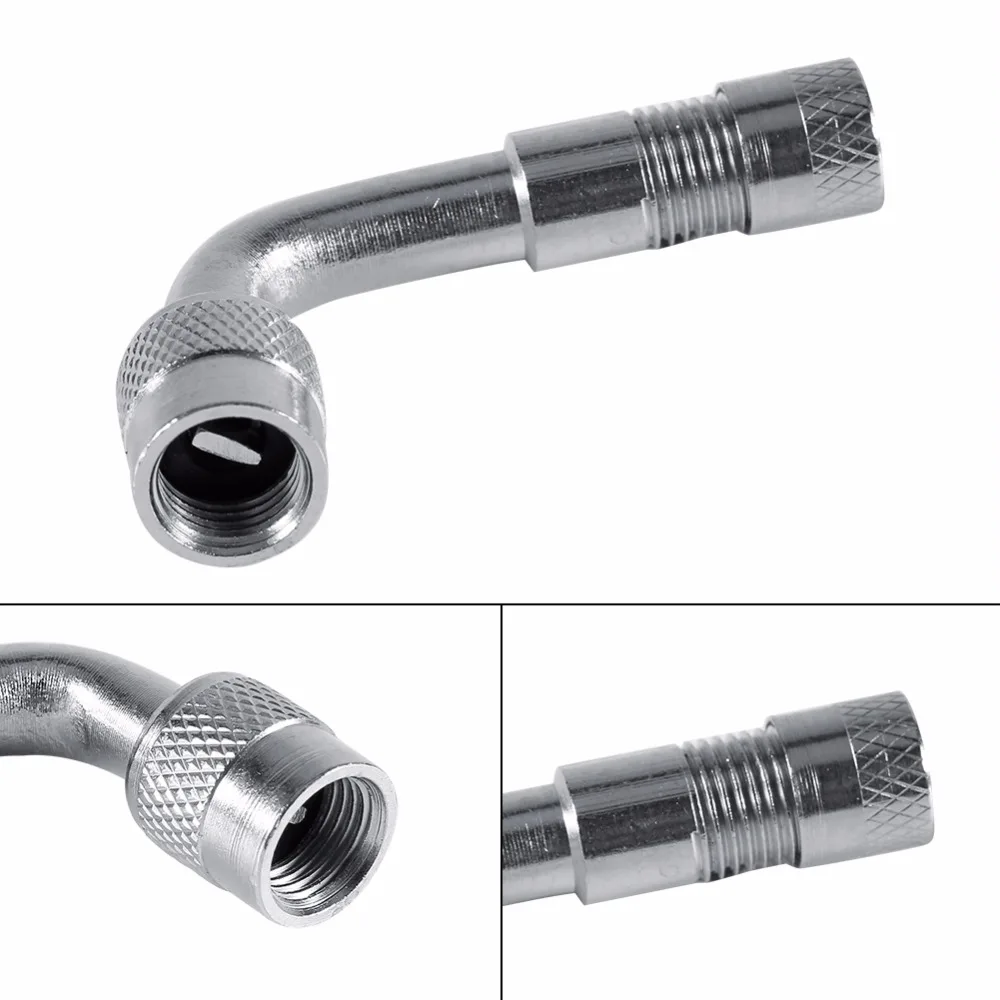 Удлинитель для мотоцикла 90 градусов изогнутый угол трубка шины медный