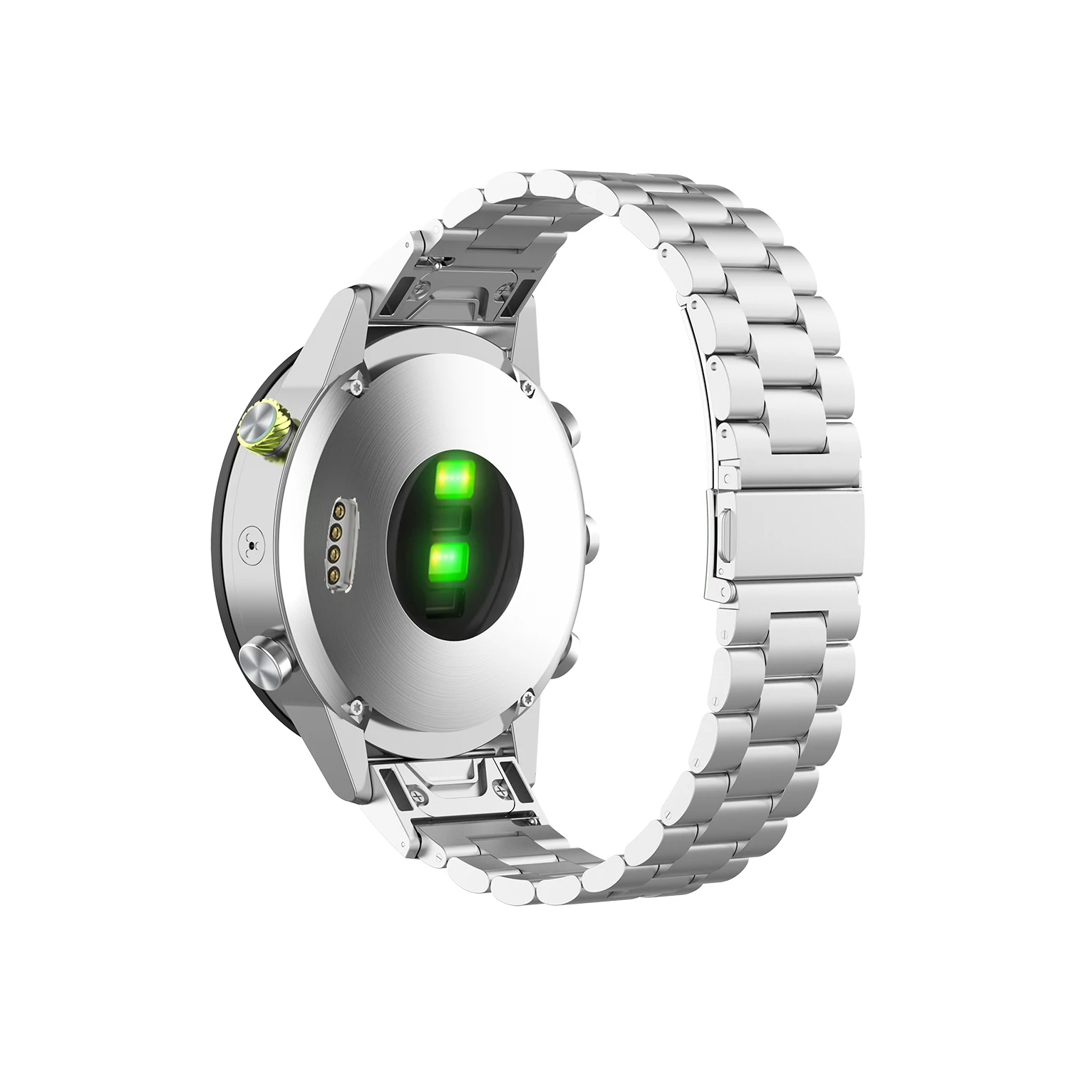 Подходит для Garmin MARQ серии/Fenix6/6X/6S/5/5X/5S Нержавеющая сталь три лодочки с ремешком