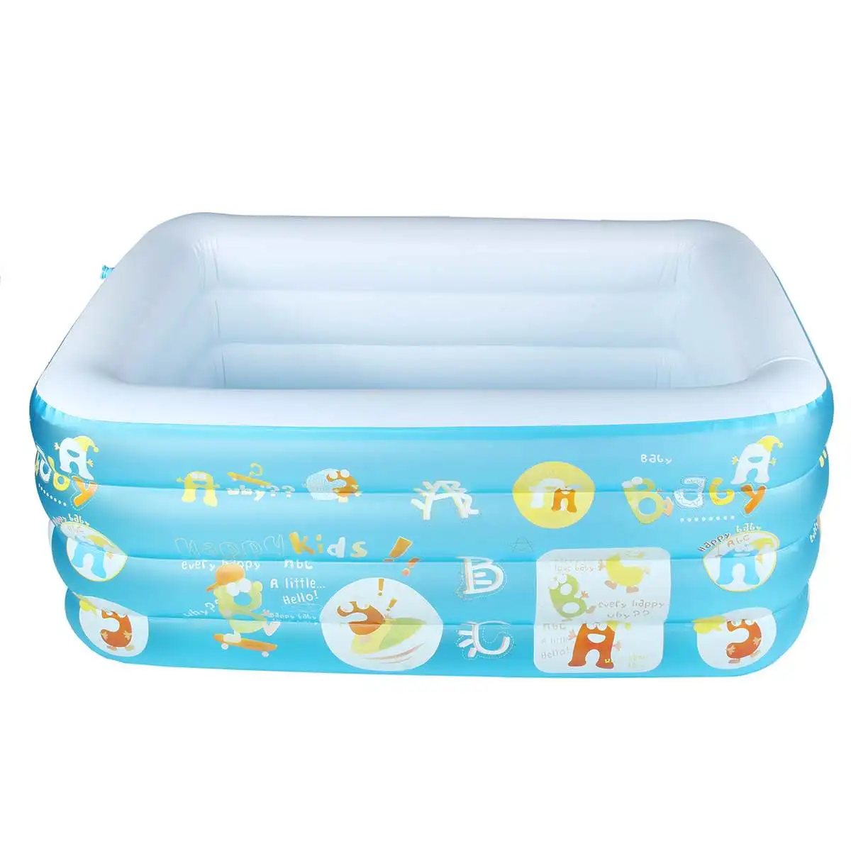 

47/59/71inch 4-Layer Portable Family Inflatable Swimming Pool Adults Kids Pool Bathing Tub Outdoor Indoor Bathtub Water Pool