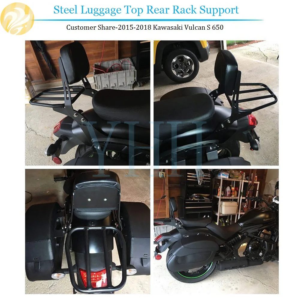 Вездеходный мотоцикл пассажирский сисиси бар багажная стойка спинка сталь Fit Vulcan