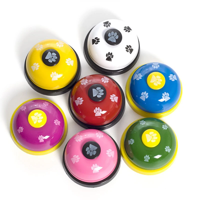 

Pet Training Supplies Dog Training Bells Cat Dog Toys Colorful Stainless Dining Bell Puppy Training Equipment Device