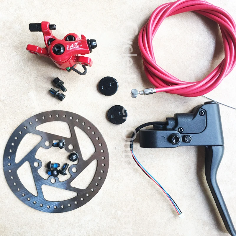 

Electric Scooter Brake Kit Disc Handle Pads For Xiaomi Mijia M365 Rear Brake Line Brake Disc For Xiaomi M365 Replacement Parts