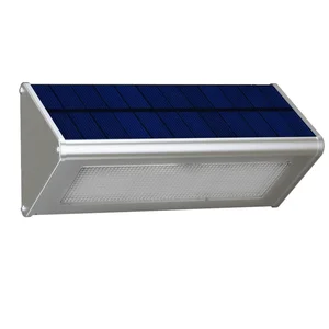 уличные фонари светильник на солнечной батарее, с датчиком движения, из алюминиевого сплава, уличный светильник для крыльца, 48 Светодиодный, 800 лм, водонепроницаемый