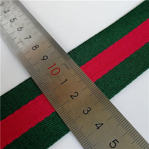 38mm wide 2 yards 32 мм 1," широкая полоса 2 ярдов темно-синий белый красный полоса полиэстер тесьма саржа для шитья ремень сумка ручка деко - Цвет: 38mm wide 2 yards