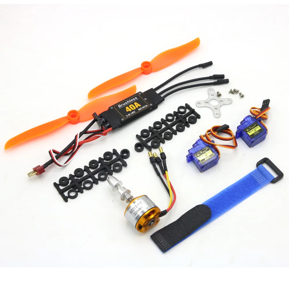 Бесщеточный мотор A2212 2212 2200KV 1400KV 1000KV 30A 40A / BLheli ESC SG90 9G Micro Servo для радиоуправляемого
