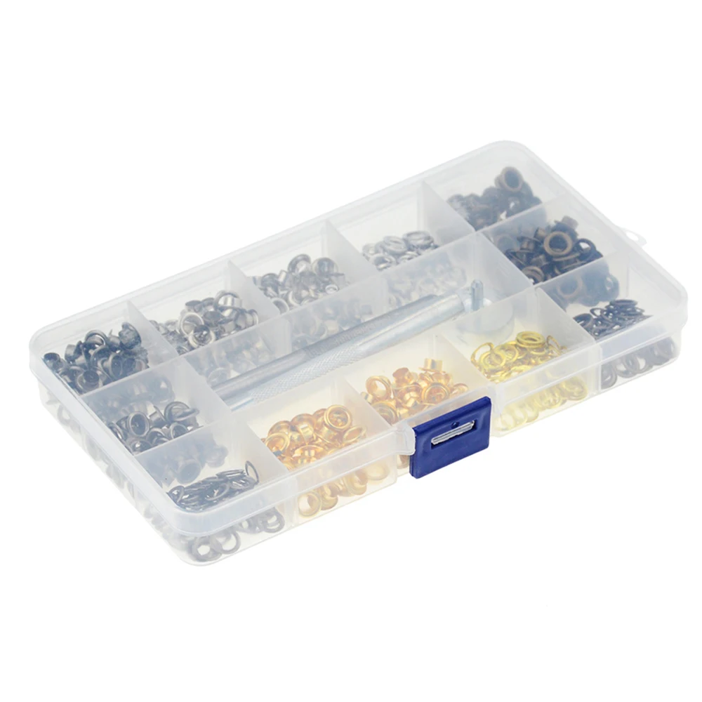 Набор металлических петель 5 мм 4 цвета 400 шт. | Дом и сад