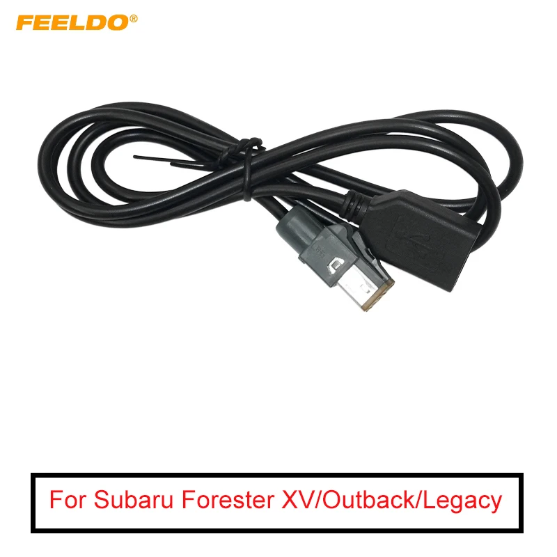 FEELDO 1 шт. автомобильный аудио разъем USB AUX In кабель адаптер 4 контактный для Subaru