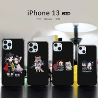 demon slayer phone case for iphone 13 12 11 mini pro xs max xr 8 7 6 6s plus x 5s se 2020