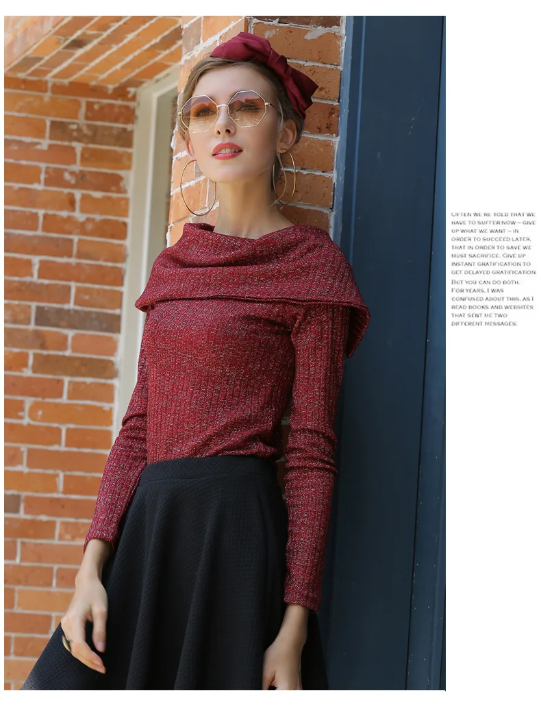 Женский вязаный свитер с длинным рукавом и бантом зима 2020 | Женская одежда