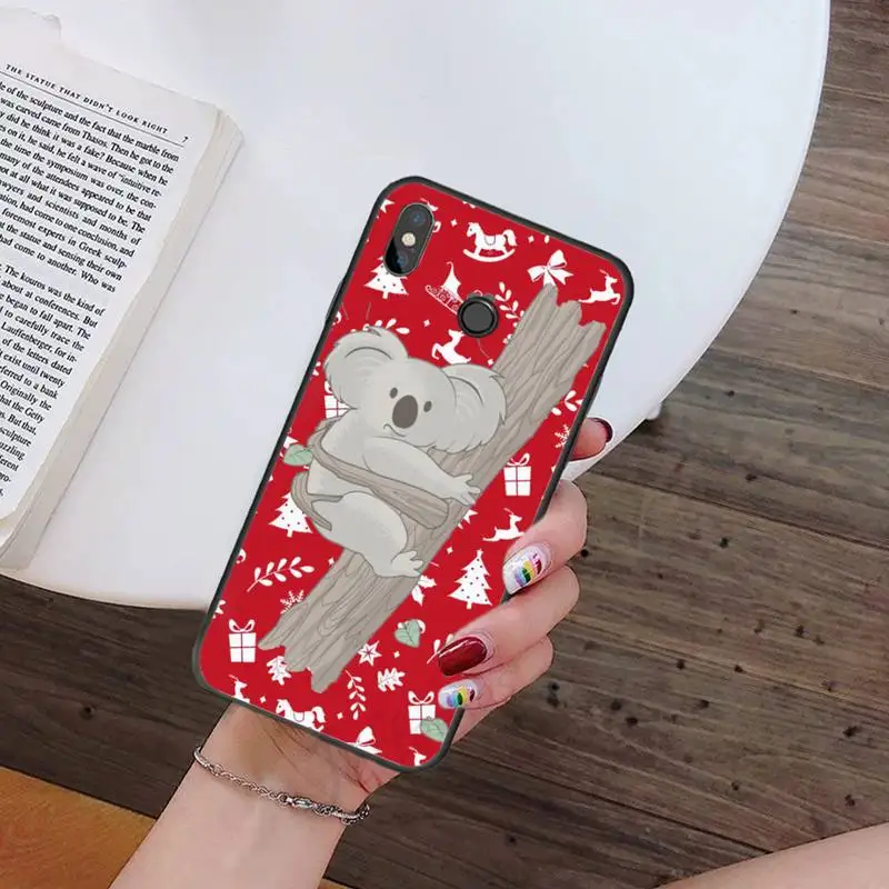 

Animal sleeping koala Phone Case For Xiaomi Redmi note 7 8 9 t k30 max3 9 s 10 pro lite