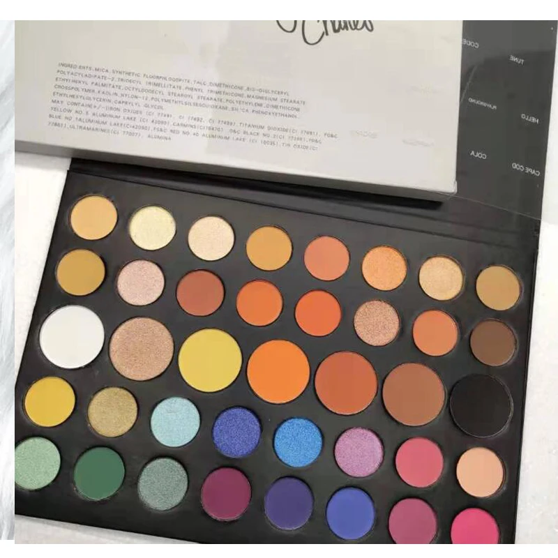 Палетка для макияжа James Charles Eye 39 цветов тени век художественных теней